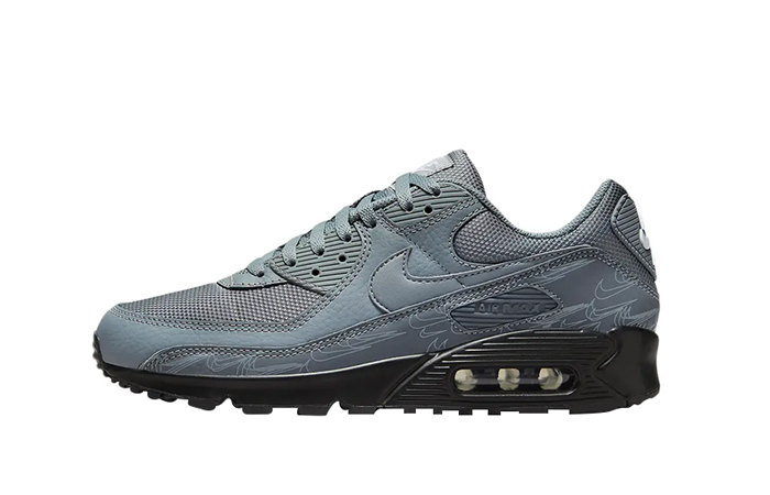Nike Air Max 90 Reflective Grey Black DZ4504 002 featured image