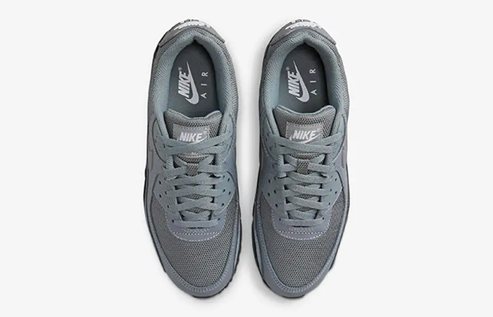 Nike Air Max 90 Reflective Grey Black DZ4504 002 up
