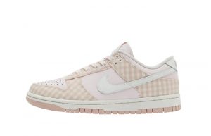 Nike Dunk Low Pink Gingham FB9881 600 featured image
