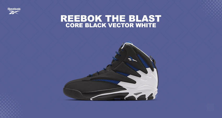 Reebok’s The Blast ‘Core Black/Vector Blue’ Is Ready To Dominate The Sneaker World