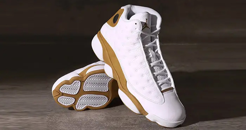 Step Up Your Sneaker Game With The Jaw Dropping Air Jordan 13 Wheat lifestyle front