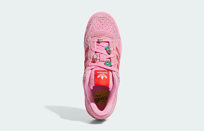 The Grinch x adidas Forum Low Pink ID8895 up