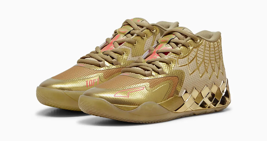 Watch Out For The Release Of Puma MB.01 Golden Child front corner