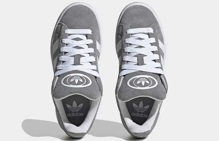 adidas Campus 00s GS Grey HQ6507 up