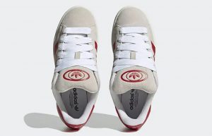 adidas Campus 00s White Better Scarlet GY0037 up