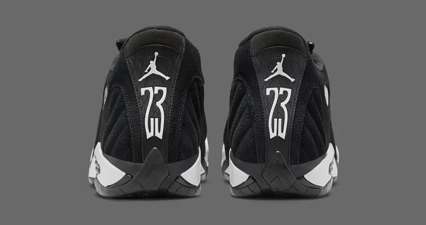 Air Jordan 14 Retro ‘Black White Is All You Want For Christmas back