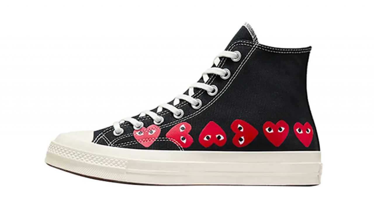 Converse comme des sales garcons high top black