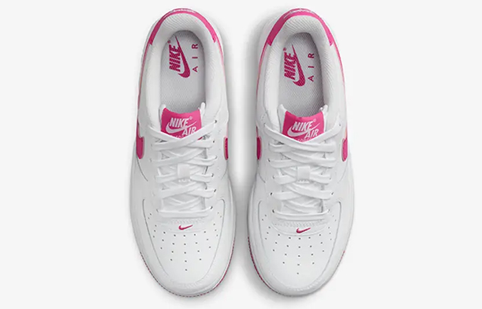 Nike Air Force 1 Low GS White Hot Pink FV5948 102 up