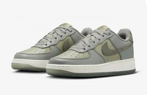 Nike Air Force 1 Low PSGS Dark Stucco Olive FQ6948 001 front corner