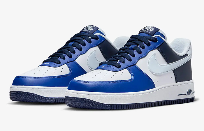 Nike Air Force 1 Low White Game Royal FQ8825 100 front corner