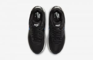 Nike Air Max 90 GS Black Court Blue FZ4355 001 up