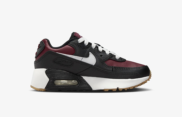 Nike Air Max 90 LTR PS Black Team Red CD6867 024 right