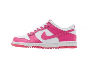 Nike Dunk Low GS Laser Fuchsia FB9109 102 featured image