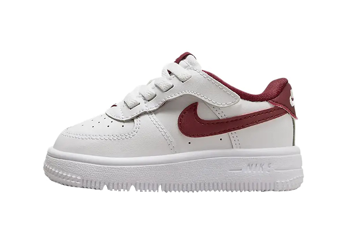 Nike Force 1 Low EasyOn Toddler White Red FN0236 105 featured image