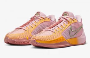 Nike Sabrina 1 Medium Soft Pink FQ3381 600 front corner