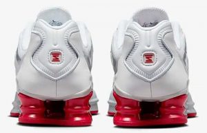 Nike Shox TL Platinum Tint Gym Red FZ4344 001 back