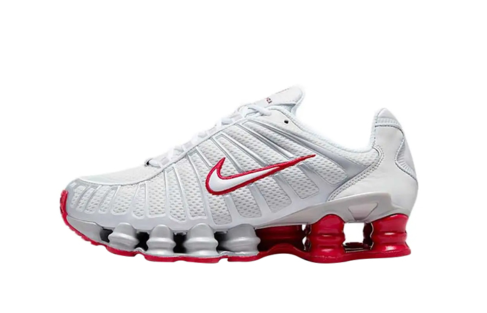 Nike Shox TL Platinum Tint Gym Red FZ4344 001 featured image