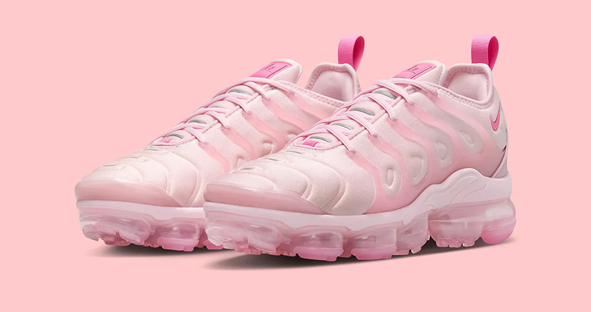 Nike Vapormax Plus in ‘Playful Pink Is Every Womans Dream Shoe front corner
