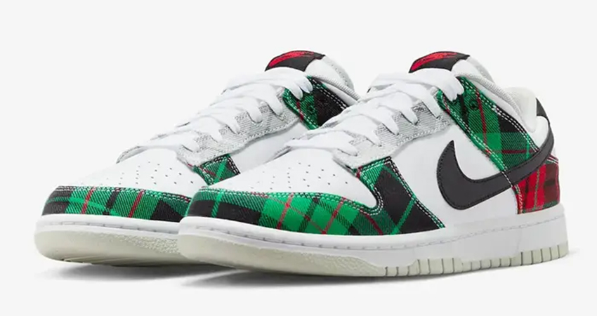 Nikes ‘PLAID Dunk Low Is A Hot 2024 Release front corner