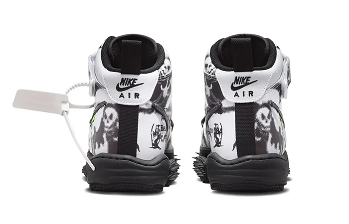 Off White x Nike Air Force 1 Mid Grim Reaper DR0500 102 back