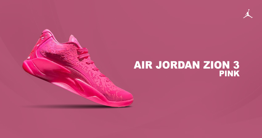 The Jordan Zion 3 “Pink Lotus” Is A Sneaker Delight