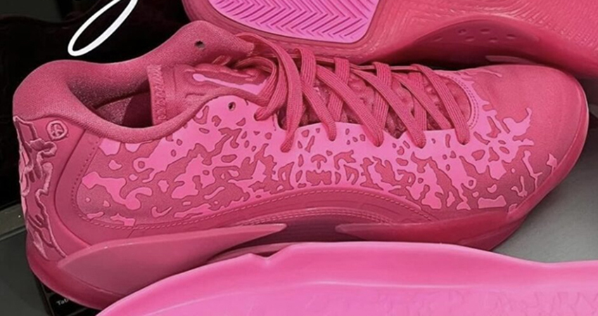 The Jordan Zion 3 Pink Lotus Is A Sneaker Delight lifestyle up