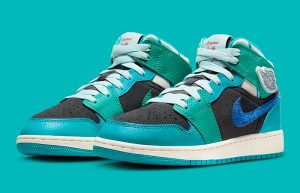 Air Jordan 1 Mid GS Inspired By The Greatest FJ9482 004 front corner