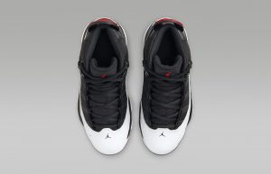 Air Jordan 6 Rings PS Black White University Red 323432 067 up