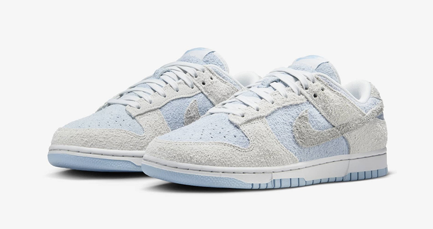 Cop These Womens Nike Dunk Low Light Armory Blue Now front corner