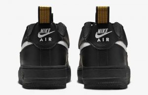 Nike Air Force 1 LV8 GS Mini Swoosh Black HF0095 001 back