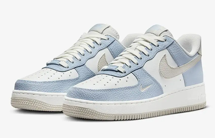 Nike Air Force 1 Low Baby Blue Grey HF0022 400 front corner