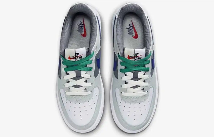 Nike Air Force 1 Low GS Remix Light Green FB9035 001 up