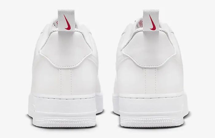 Nike Air Force 1 Low White University Red FZ7187 100 back