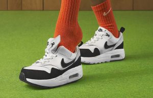 Nike Air Max 1 PS Black White DZ3308 106 onfoot front corner
