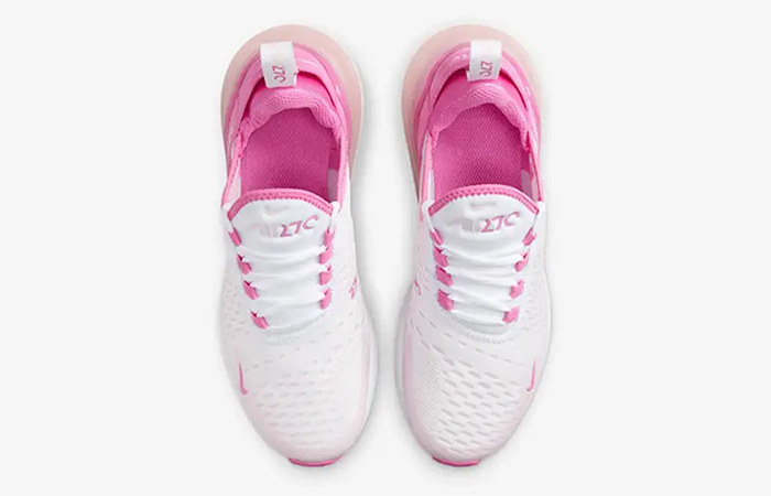 Nike Air Max 270 GS White Playful Pink FZ4116 100 up