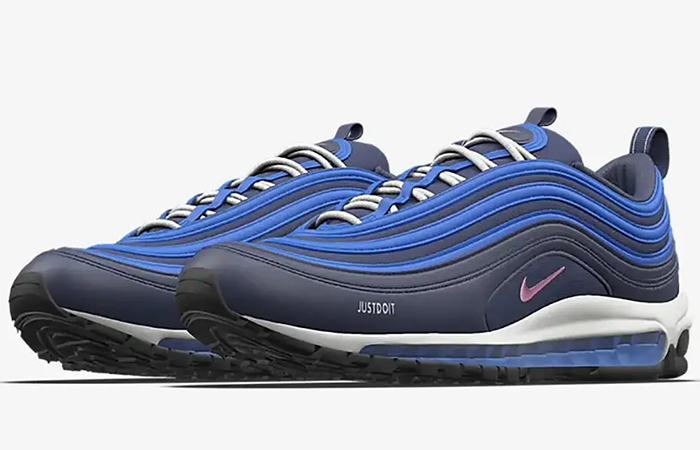 Nike Air Max 97 By You FN6743 900 blue front corner
