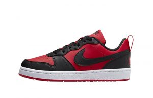 Nike Court Borough Low Recraft GS Red Black DV5456 600 featured image
