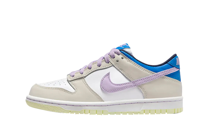 Nike Dunk Low GS Khaki Blue Pink FB9109 103 featured image