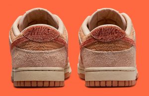 Nike Dunk Low Orange Tan Suede HF5075 287 back