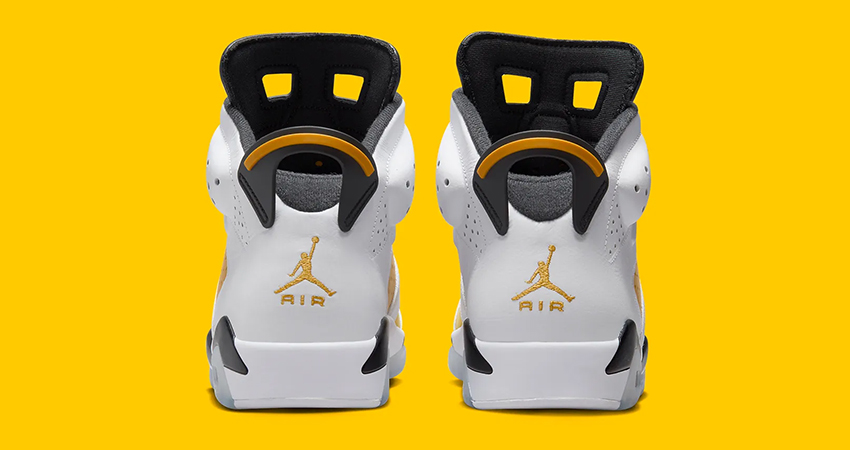 Official Images Of Air Jordan 6 ‘Yellow Ochre back