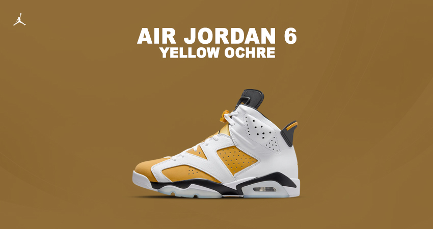 Official Images Of Air Jordan 6 ‘Yellow Ochre featured image