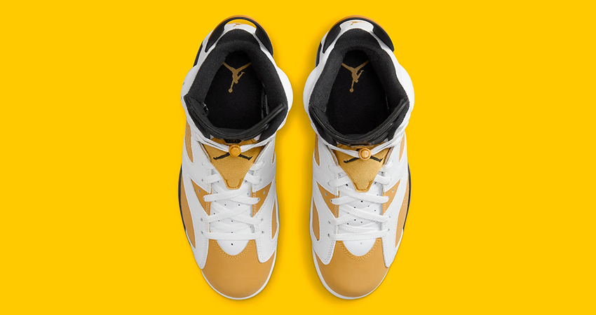 Official Images Of Air Jordan 6 ‘Yellow Ochre up