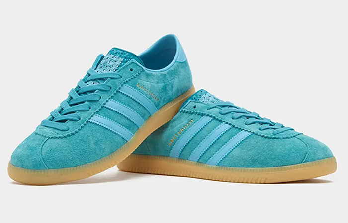 adidas Amsterdam Size Exclusive Blue IE1419 lifestyle front