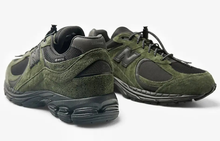 JJJJound x New Balance 2002R Gore Tex Green Black M2002RXY lifestyle back