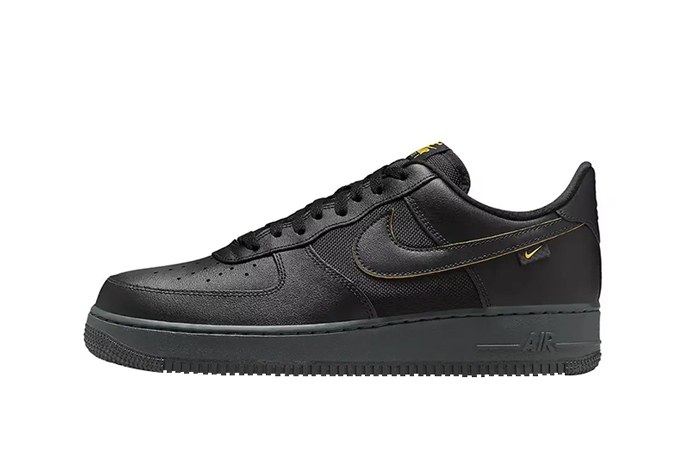 Nike Air Force 1 Low Black University Gold FZ4617 001 featured image
