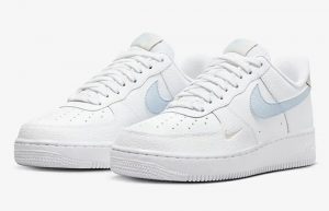 Nike Air Force 1 Low White Light Armory Blue HF0022 100 front corner