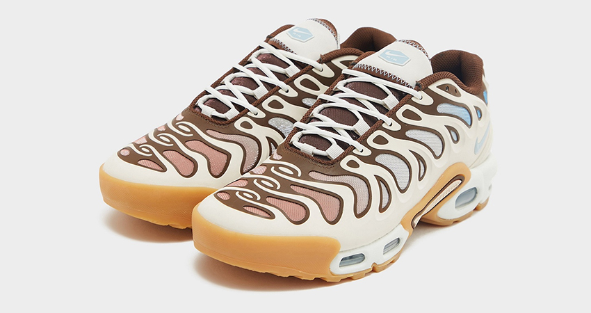 Nike Air Max Plus Drift Slays in Phantom Cacao Wow Vibes front corner