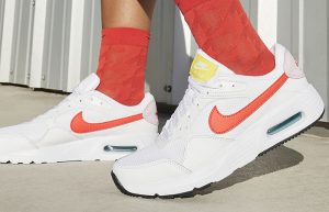 Nike Air Max SC White Pink Foam FZ3623 100 onfoot right