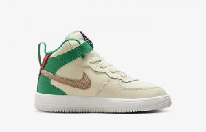 Nike Force 1 Mid SE EasyOn PS Coconut Milk Pink Rise FQ3694 100 right