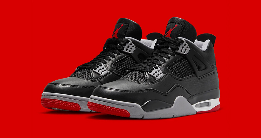 The Air Jordan 4 Bred Reimagined About To Drop Soon front corner